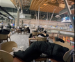 Coșmar pe drum pentru echipa Rapidului, înaintea meciului de mâine: „Noaptea a fost petrecută în aeroport”