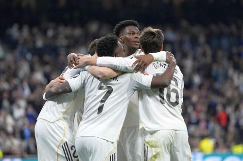 Real Madrid a câștigat cu Real Sociedad, scor 4-1, în etapa 24 din La Liga. Cel puțin temporar, madrilenii au urcat pe primul loc/ foto Imago Images