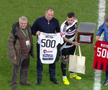 Dan Nistor (Universitatea Cluj) a jucat cel de-al 500-lea meci în Superligă. Înaintea partidei a primit tricouri și cadouri pentru a marca momentul istoric
