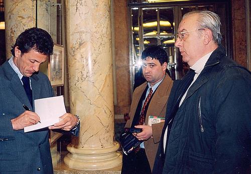 Ion Traian Ștefănescu, alături de Gică Popescu // FOTO: Daniel Nanu