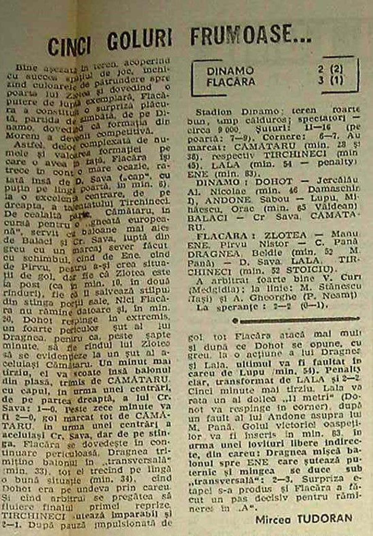Cronicile celor șase meciuri confirmă dezvăluirile lui Benone Dohot de la GSP Live
