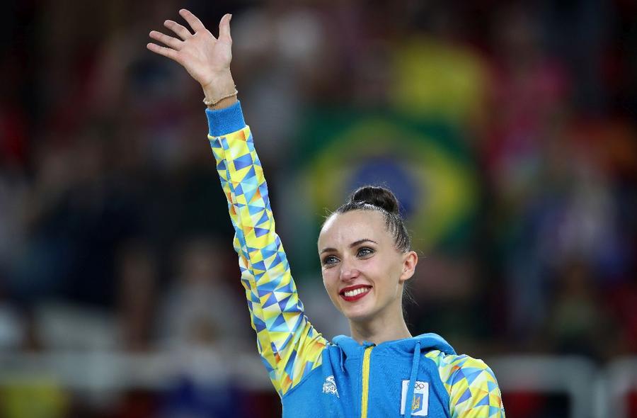 Hanna Rizatdinova / Sursă foto: Guliver/Getty Images Gimnasta care se ridică împotriva lui Vladimir Putin: „Sărbătoare în timpul ciumei! Cum poți să faci așa ceva?”