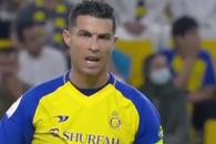 Ronaldo a cedat nervos în meciul de astăzi! Arbitrul a scos cartonașul imediat