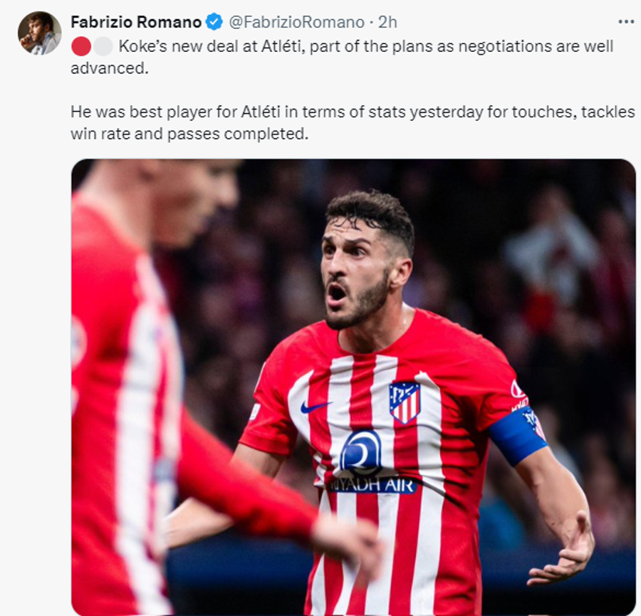 Prima mutare făcută de Atletico Madrid după calificarea în sferturile Champions League