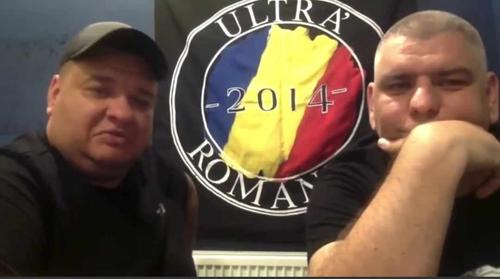 Liviu Ungurean, în stânga