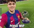 Primul meci în Champions League, primul trofeu de MVP