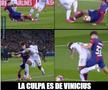 Roșu iertat, penalty nedat. E vina lui Vinicius