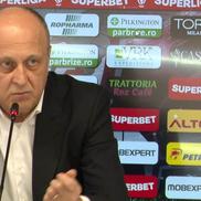 Dan Șucu la conferința de presă a clubului Rapid