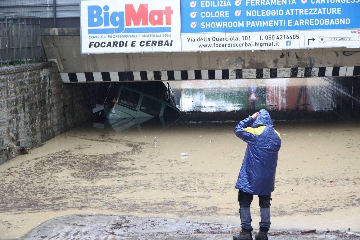 Inundații Florența 2025