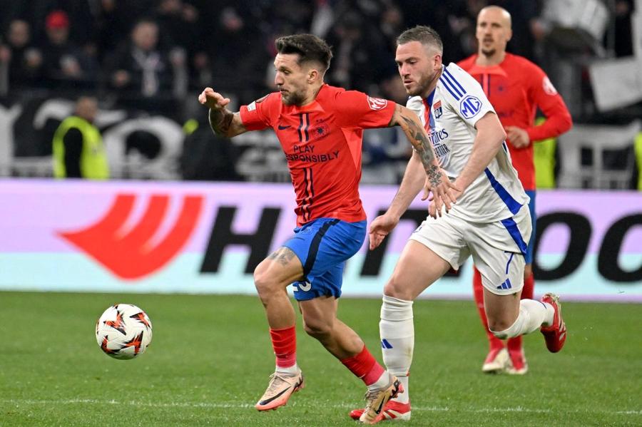 Lyon a trecut cu 7-1 la general de FCSB în optimile de finală Europa League / Unde se situează FCSB în clasamentul veniturilor încasate din parcursul european » Diferență abisală față de lider!