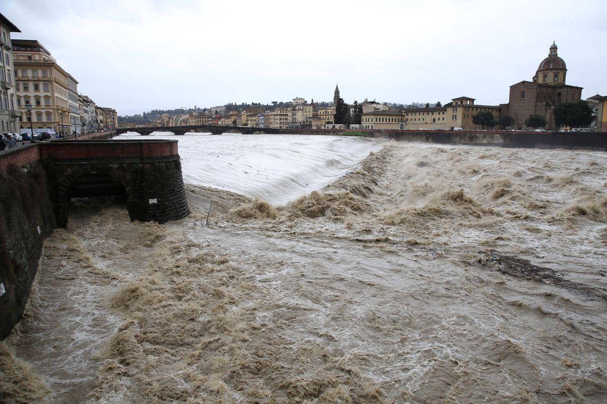 Inundații Florența 2025