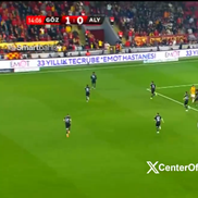Ianis Hagi, gol în meciul cu Goztepe / foto: captură X
