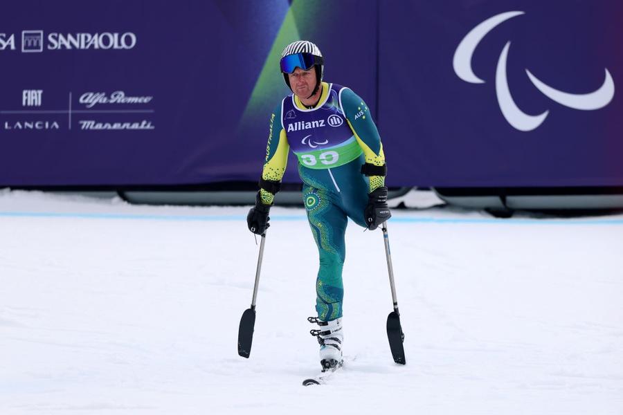 Michael Milton la Jocurile Paralimpice de la Milano Cortina 2026 Foto: Guliver/GettyImages De trei ori diagnosticat cu cancer, paraschiorul alpin cu 11 medalii în palmares a revenit la Jocurile de iarnă după 20 de ani