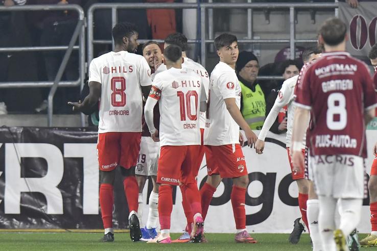 Gnahore, Onea, Cîrjan și Musi, în Rapid - Dinamo// FOTO: Cristi Preda (GSP.ro)