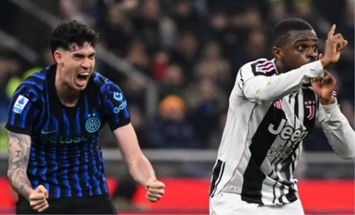 Alessandro Bastoni exultă după ce a simulat un fault care a dus la eliminarea lui Pierre Kalului în derby-ul Inter - Juventus 3-2