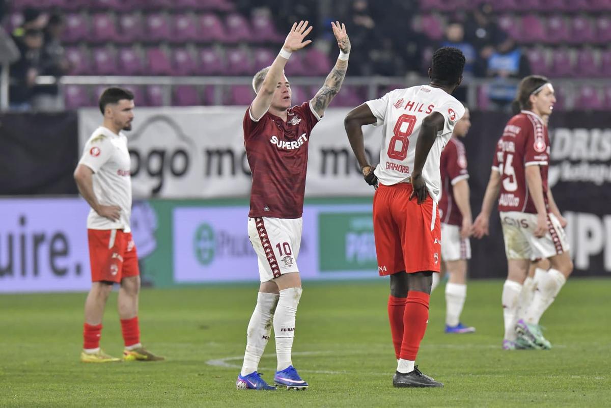 Gâlcă a numit cel mai greu moment din Rapid - Dinamo: „Eram montați, dar s-a întâmplat asta”
