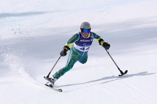 Michael Milton în acțiune la Jocurile Paralimpice de la Milano Cortina 2026 Foto: Guliver/GettyImages