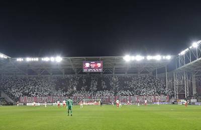 Scenografia din derby-ul Rapid - Dinamo » Mesajele afișate de galeriile rivale