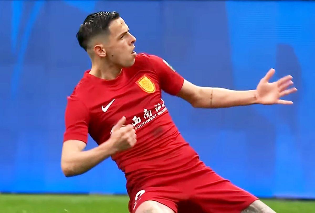 Primul gol al lui Alexandru Cîmpanu în China