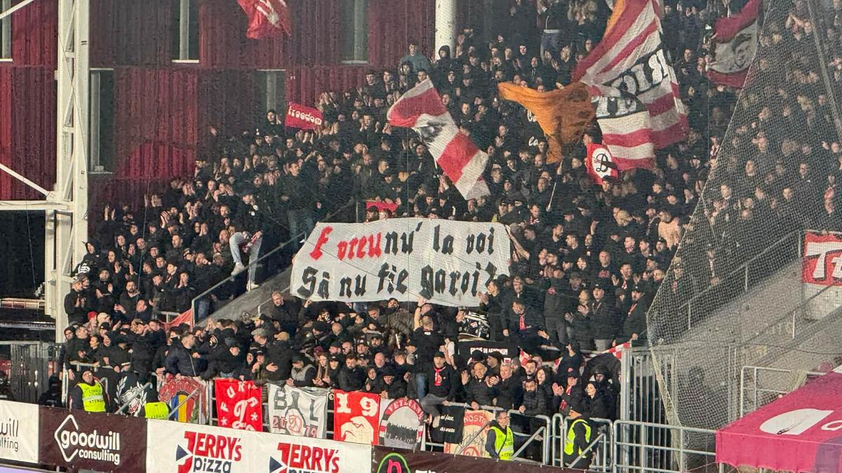 „Azi în galerie, mâine în pușcărie”: replică pentru dinamoviști, după bannerele abominabile de la Rapid - Dinamo