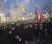 Rapid - Dinamo, corteo organizat de fanii „câinilor” înaintea ciocnirii din Giulești + imagini înaintea partidei // FOTO: GSP.ro