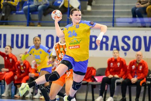 Alisia Boiciuc, tânăra vedetă a Coronei Brașov/Foto: Facebook (Corona Brașov)
