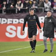 Istvan Kovacs și Florentin Petre, înaintea derby-ului Rapid - Dinamo // FOTO: Cristi Preda (GSP.ro)