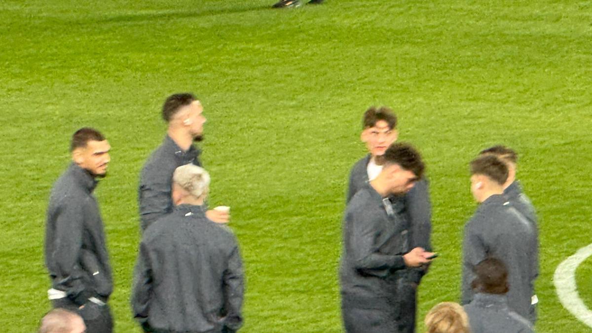 Rapid - Dinamo, imagini de la nivelul gazonului înaintea partidei