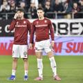 Lars Kramer, Andrei Șucu, Andrei Borza și Alex Dobre, înaintea derby-ului Rapid - Dinamo // FOTO: Cristi Preda (GSP.ro)