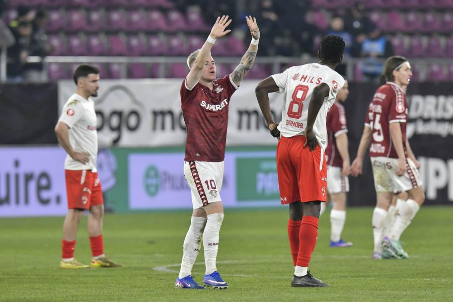 Claudiu Petrila / foto: Cristi Preda GSP Marcatorul celui mai controversat gol al serii, reacție după victoria în fața lui Dinamo: „La acest capitol stăm foarte bine”