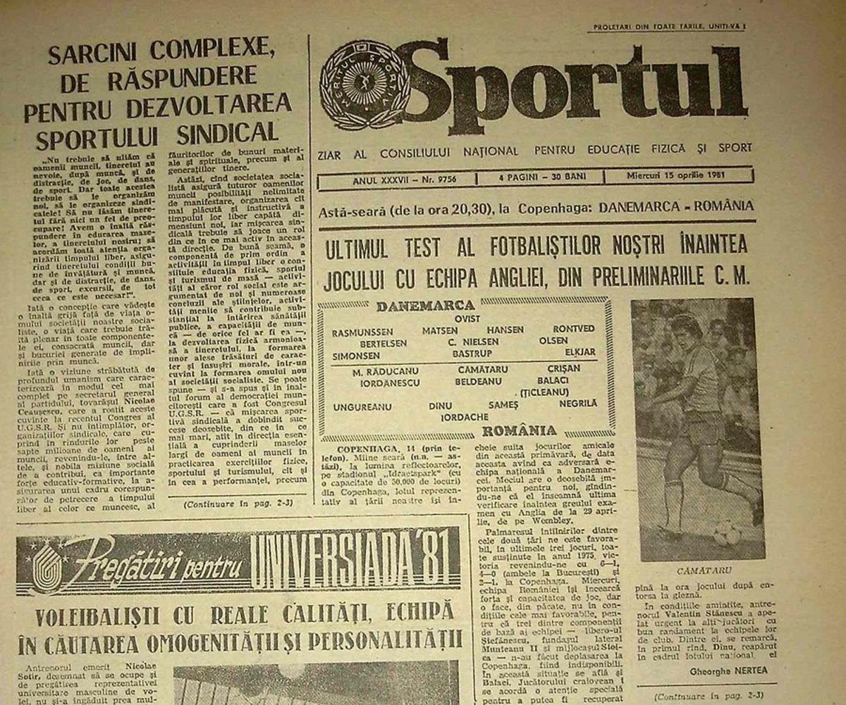 RETRO GSP. 39 de ani de la ultimul meci al lui Cornel Dinu la națională » Dezvăluiri incendiare: „Aș fi avut mai multe selecții, dar Liță Dumitru îi transmitea lui Piști că-l mai făceam bozgor”