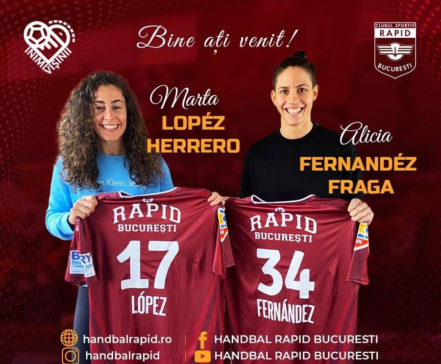 Poza de prezentare la Rapid București Rapid transferă de la Vâlcea și CSM București! Primele „războinice” anunțate de clubul giuleștean