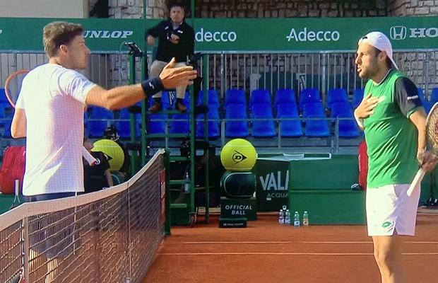 Scandal pe teren la turneul de la Monte Carlo: „Nu o băga pe prietena mea la mijloc!”