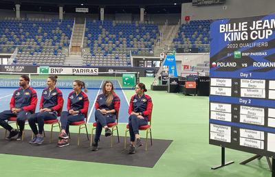 S-a stabilit programul duelului Polonia – România la Billie Jean King Cup » Când au loc meciurile