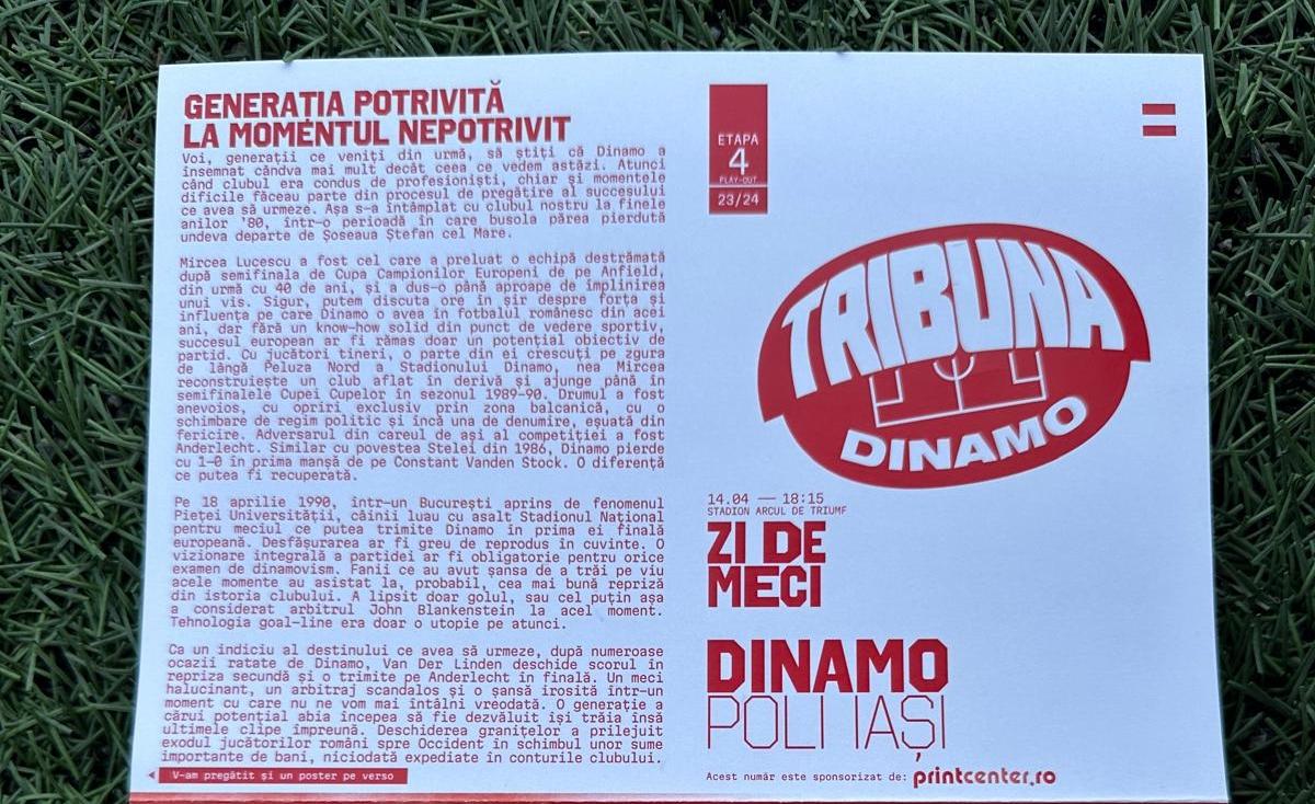 Imagini înainte de Dinamo - Poli Iași