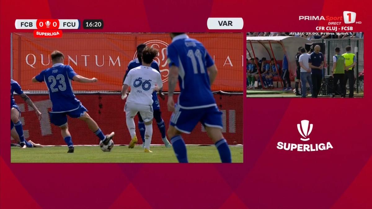 Penalty anulat în FC Botoșani - FCU Craiova