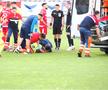 Luca Mihai, accidentat grav în Dinamo - Poli Iași