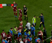 Scandal pe teren la CFR Cluj - FCSB