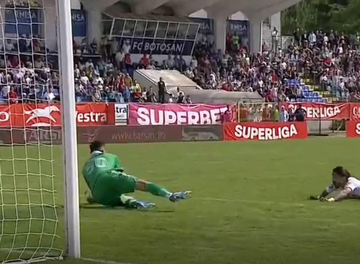 Ionuț Gurău, gafă incredibilă în FC Botoșani - FCU Craiova