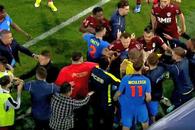 Scandal în final la CFR - FCSB » Colțescu i-a arătat direct cartonașul roșu