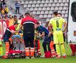 Medicii îi acordă primul ajutor lui Luca Mihai Foto: Ionuț Iordache (gsp.ro)