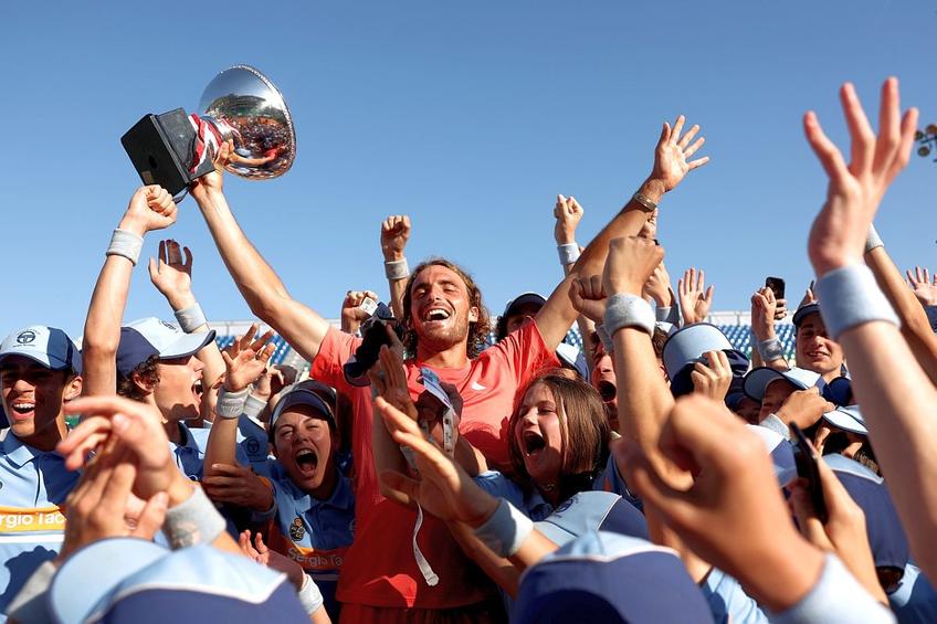 Stefanos Tsitsipas e Mister Monte Carlo // foto: Guliver/gettyimages