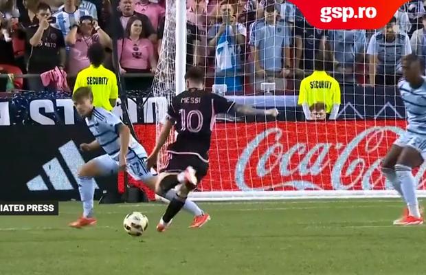 Lionel Messi a făcut-o din nou! Reușită de senzație în MLS » Luis Suarez a marcat golul victoriei