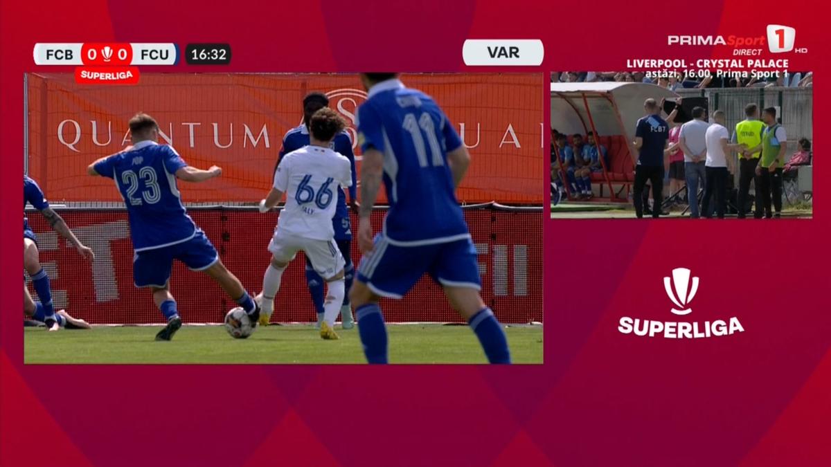 Penalty anulat în FC Botoșani - FCU Craiova