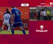 Penalty anulat în Botoșani - FCU Craiova, foto: captură de ecran Prima Sport