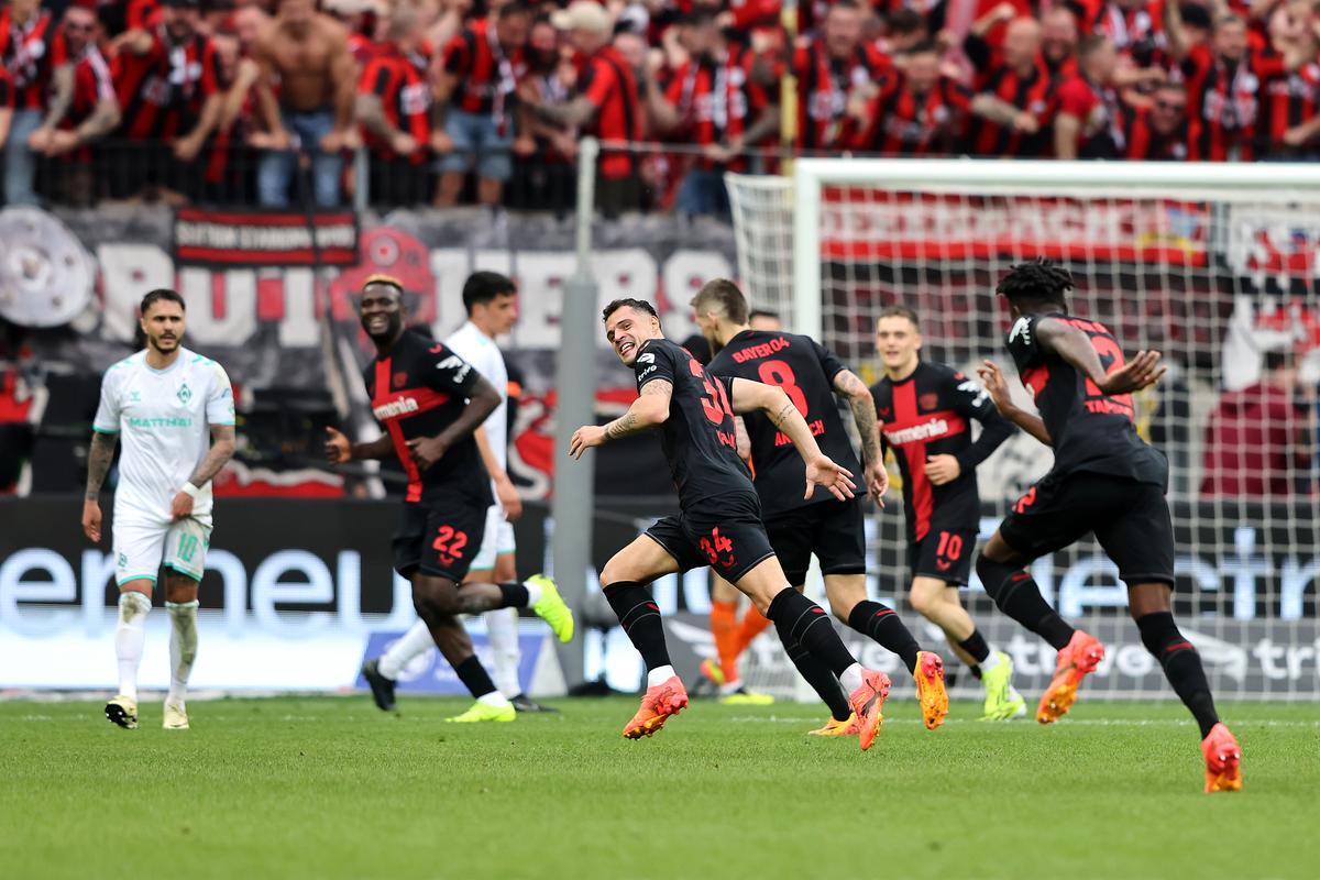 Bucurie imensă la Leverkusen la primul titlu din istoria clubului