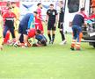 Luca Mihai, accidentat grav în Dinamo - Poli Iași