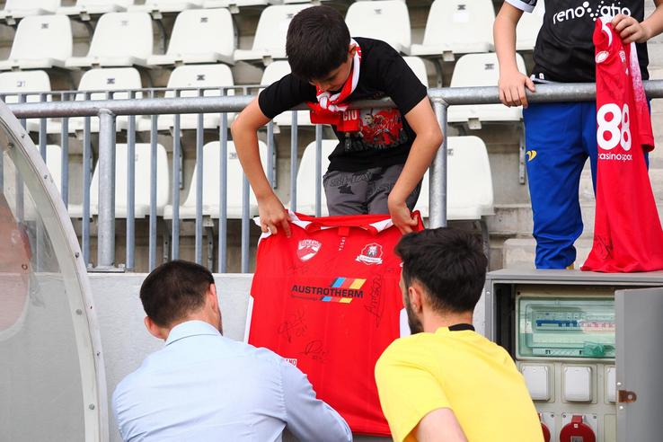 Imagini înainte de Dinamo - Poli Iași