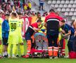 Medicii îi acordă primul ajutor lui Luca Mihai Foto: Ionuț Iordache (gsp.ro)