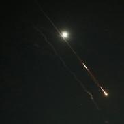 Imagine surprinsă în Ierusalim, în seara în care Israelul a fost atacat cu drone de Iran / Sursă foto: Imago Images